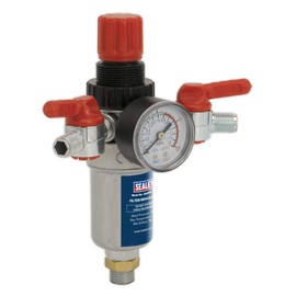 Sealey Sa4Fr/38 Air Filter/Regulator 3/8Bsp Male - 1/4Bsp Male