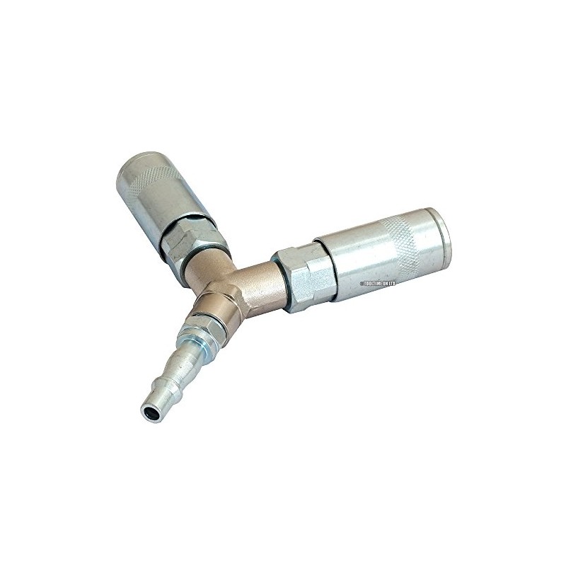 Tooltime 3 Way PCL Type Air Line Splitter Y Connector