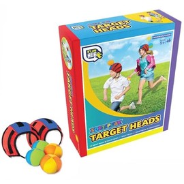 Grafix Fun Outdoors Target Heads Ball Garden Beach Game 2 Player Family Children Fun Indoor Outdoor Exercise