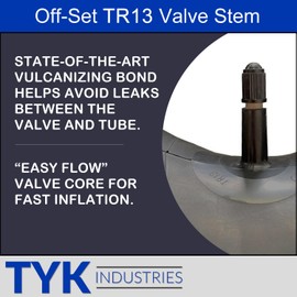 TYK 18x9.50-8 18x950-8 18x9.5-8 ATV Golf Cart Tire Inner Tube with a TR13 Valve Stem