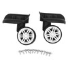 1 Pair Replacement Suitcase Wheels, Universal Travel Luggage Caster Mute