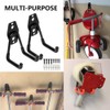 Garage Utility Double Hooks,Heavy Duty Steel Wall Mount Storage Organizer