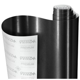 VViViD+ Metallic Gloss Black Pearl Premium Vinyl Wrap Film (1/2ft x 5ft)