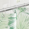 Amazer Plastic Shower Curtain Rings, Shower Curtain Hooks, 24 Pcs