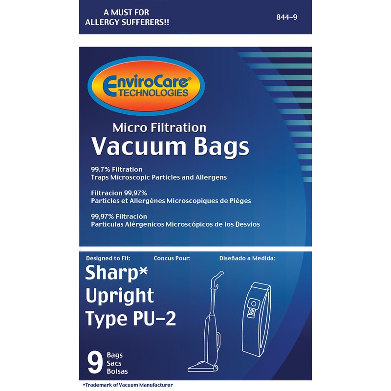 Envirocare Replacement Micro Filtration Vacuum Cleaner Dust Bags Made to