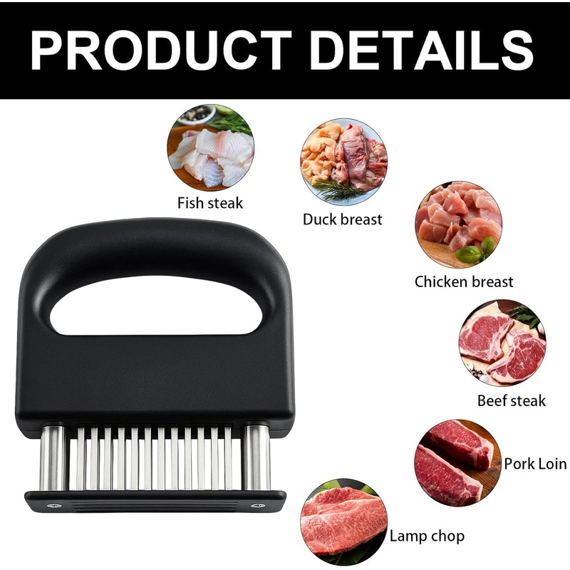 1Pcs Meat Tenderiser, Professional Meat Tenderizer Tool for Home Cooks