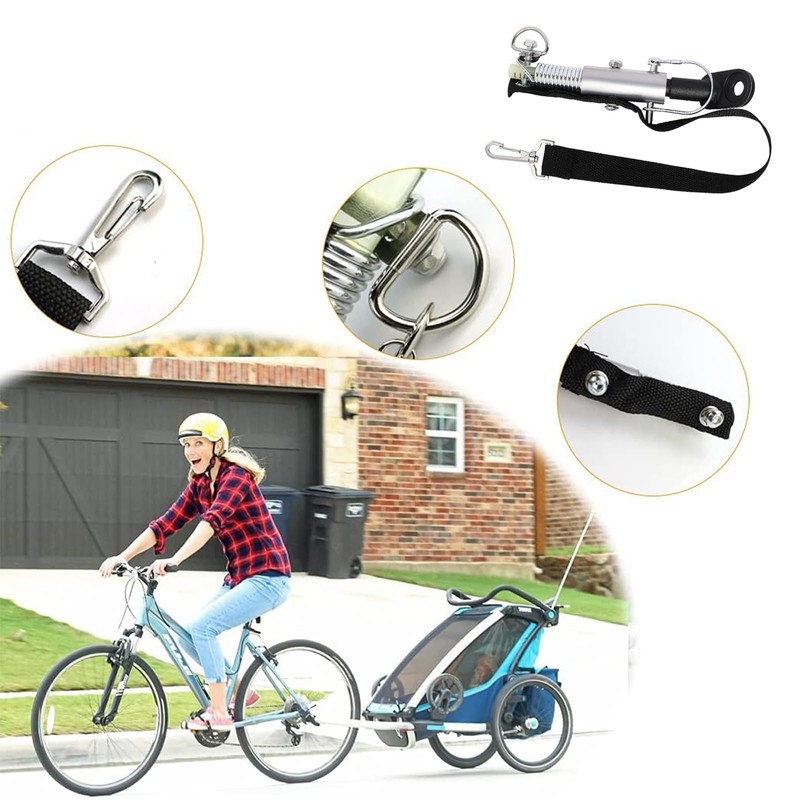 Bicycle Trailer Coupling Adapter, ZTMAKYLH Universal Bicycle Towing Hitch with
