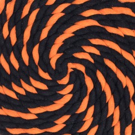 West Coast Paracord | Twisted Natural Cotton Artisan Cord Rope – Super Soft Assorted Colors & Lengths (Jack O' Latern, 1/4 Inch Diameter X 50 Feet)