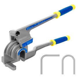 3 in 1 Manual Level Tube Bender, Pipe Tube Bender, 1/4", 3/8", 1/2" OD180° Copper Aluminum Pipes Bending Tools for HVAC Air Conditioning
