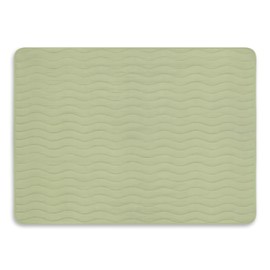 Ubbi Baby Floor Mat, Thick and Comfortable 40.5 x 56.5 Padded Play Mat for Babies and Toddlers, Cotton Muslin Cover, Foldable and Machine Washable, Lily Pad