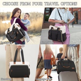 Pripher Best Bag Backpack, Mommy Travel Diaper Tote with Shoulder Strap, Hospital Bag,