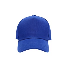 Gadgets Mafia Kids Plain Baseball Cap Girls Boys Childrens Hat, Summer Sun Adjustable School P.E Black - Grey - Red - Blue - Pink - Maroon - Navy (UK, Alpha, One Size, Royal Blue)