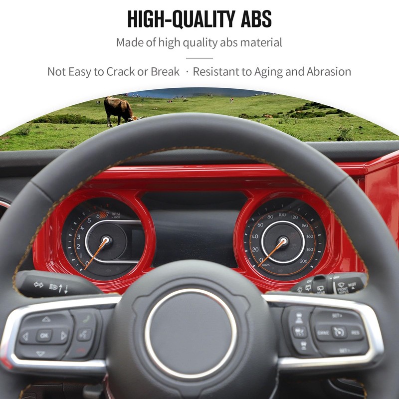 JeCar Instrument Panel Trim Covers Navigation Touch Sreen Decoration Kits