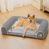 FUNNY FUZZY Orthopedic Dog Bed – Washable Dog Bed with