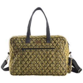 Maison d' Hermine Weekend Bag Cotton Quilted Duffel Overnight Luggage Weekender Gym Bag for Gifts Travel Men Women Business Travellers Family Trip, Art Deco