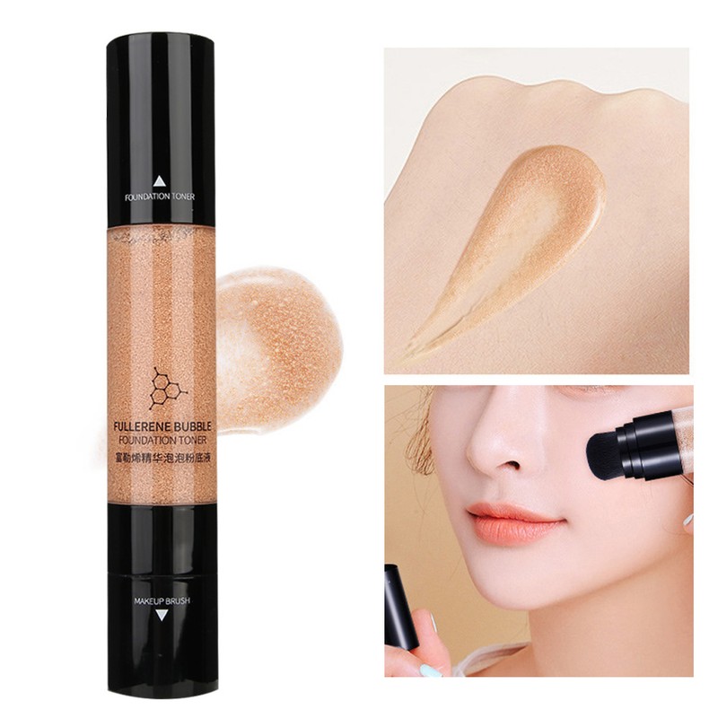 ROLANJONA Fullerene Bubble Moisturizing Makeup Primer Skin Brightening Concealer Make