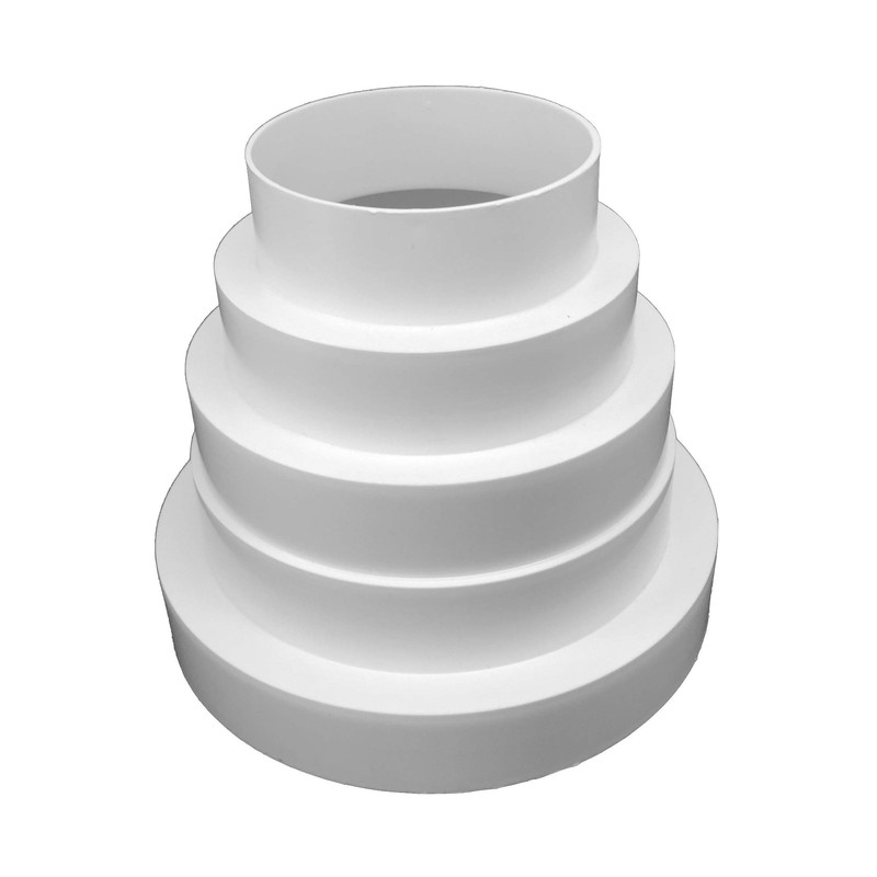 3 to 6 Inch Duct Inline Reducer Increaser Connector to