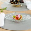 Restaurantware Vetri 8.9 x 6.7 x 1.8 Inch Glass Serving