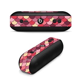 MightySkins Skin Compatible with Beats by Dr. Dre Beats Pill Plus wrap Cover Sticker Skins Pink Scales