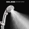 Shower Head, High Pressure 6 Setting Shower Head Hand-Held with