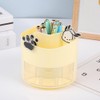 kaileyouxiangongsi Rotating Art Supply Storage Organizer,Pencil Holder with 9 Compartment,