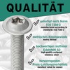 Rounded Head Screw with Flange and Hexalobular/Torx (ISR, TX) Drive,