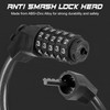 Byking Bike Lock Cable, Combination Bicycle Lock 5 Digit 1.2m