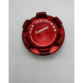 MDR Anodized Red Billet Oil Cap for Dodge Cummins 24V Fits 1998.5 To Present Model