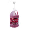 Concession Express Pure Cane Sugar Sno-Cone Syrup W/Pump (Cherry)