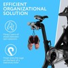Bike Shoe Holder Compatible with Peloton Pack of Two Hooks,