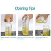 Happyupcity Plastic Cocktail Shaker 700cc/680ml Empty Professional Transparent with Scale