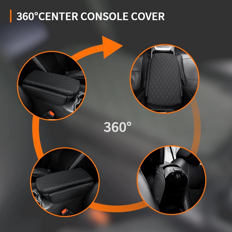 Rilsen Custom Fit for Center Console Cover Toyota RAV4 2019