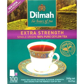 Dilmah Extra Strength Ceylon Tea 100 teabag (Pack of 3)