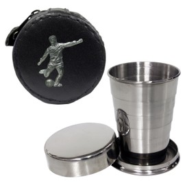 Knight FOOTBALL FOOTBALL DRINK CUP WITH LEATHER CASE 2oz