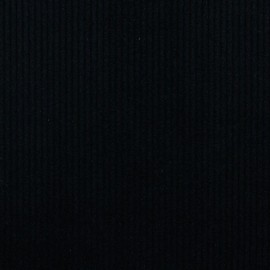 Washed Jumbo Cord 4.5 Wale Cotton Velvet Fabric Material Black, 1Mtr 140cmx100cm