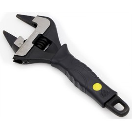 GETUHAND Extra Slim Jaw 6-Inch Adjustable Wrench,Large Opening -1.34-Inch Jaw Opening,Precise Jaw Design Grip in Tight Spaces