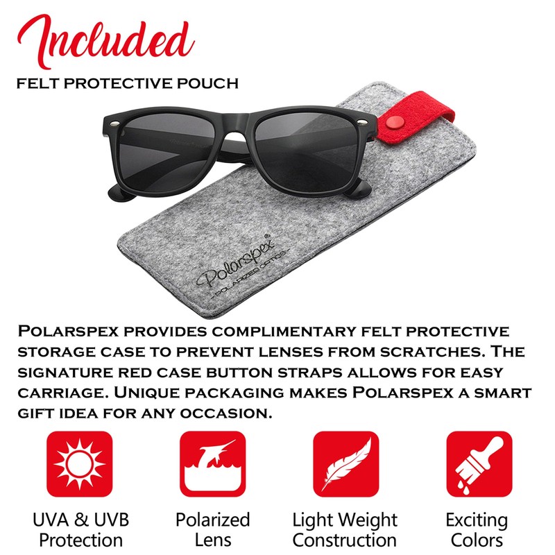 polarspex polarizadas Unisex 80 's Retro Clásico Moderno anteojos de