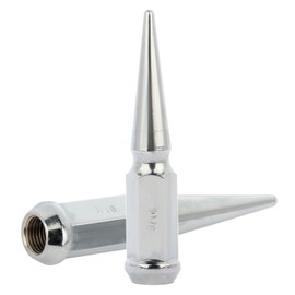 32PCS Lug Nuts+1 Key, ANGLEWIDE 9/16"-18 Solid Chrome Studs Set 4.5"(114.3mm) Height fit for 2002-2010 for Dodge for Ram 1500/1994-2010 for Dodge for Ram 2500/1994-2010 for Dodge for Ram 3500