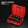 CASOMAN 3/4" Drive Deep Impact Socket Set, 13Piece Jumbo Socket