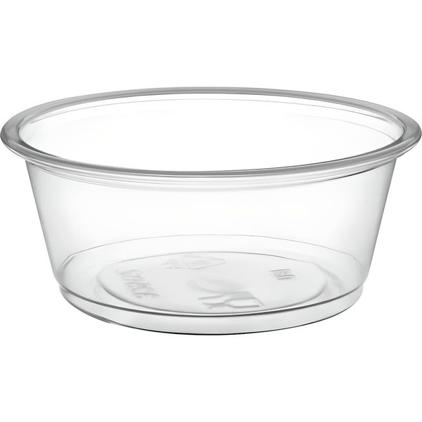 OCS Parts 100-Count Clear Plastic Portion Cups with Lids |