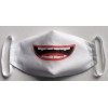 Handmade Face Covering Mask Lips Smile Cotton fabric Adults Size
