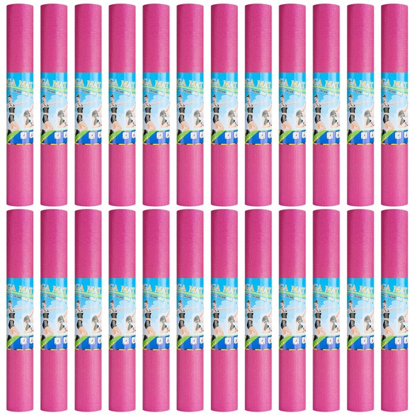 Funtery 24 Pcs 3 mm Thick Yoga Mat Bulk Exercise