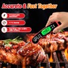 Termómetro digital para carne, termómetro digital de lectura instantánea para