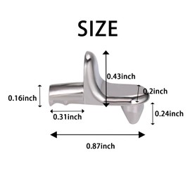 EULAPGOE 50pcs Shelf Support Nails Metal Shelf Nails Brackets Bookshelf Nails Closet Kitchen Cabinet Closet Bookshelves With Nails