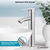 gotonovo Vessel Sink Faucet Modern Bathroom Faucet 1 Hole Deck