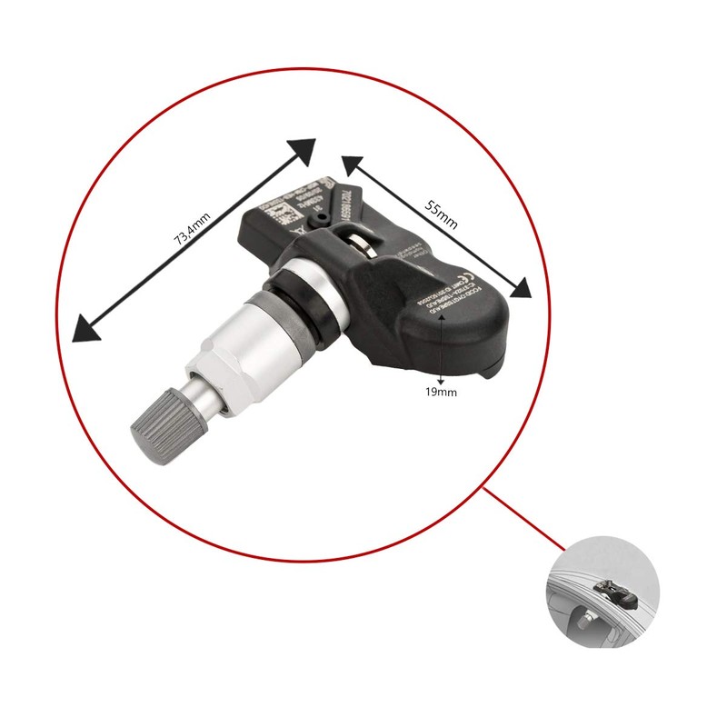 LST 4x TPMS 5Q0907275B TGE Tyre Pressure