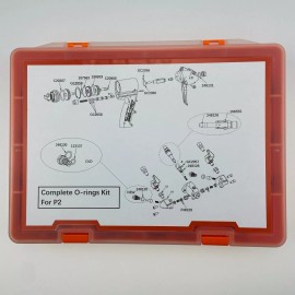 AbUre 8 sets Complete O-Ring Kit Aftermarket fits Probler P2 Spray Gun GC1937 23975-00