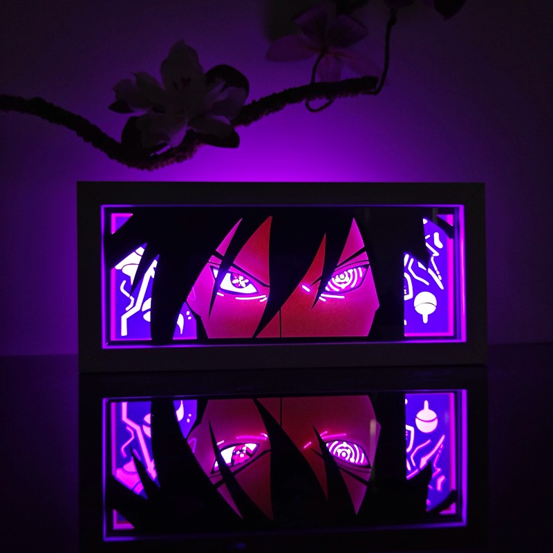 ping 3D Animal Paper Light Box Cut UV Printing Demon