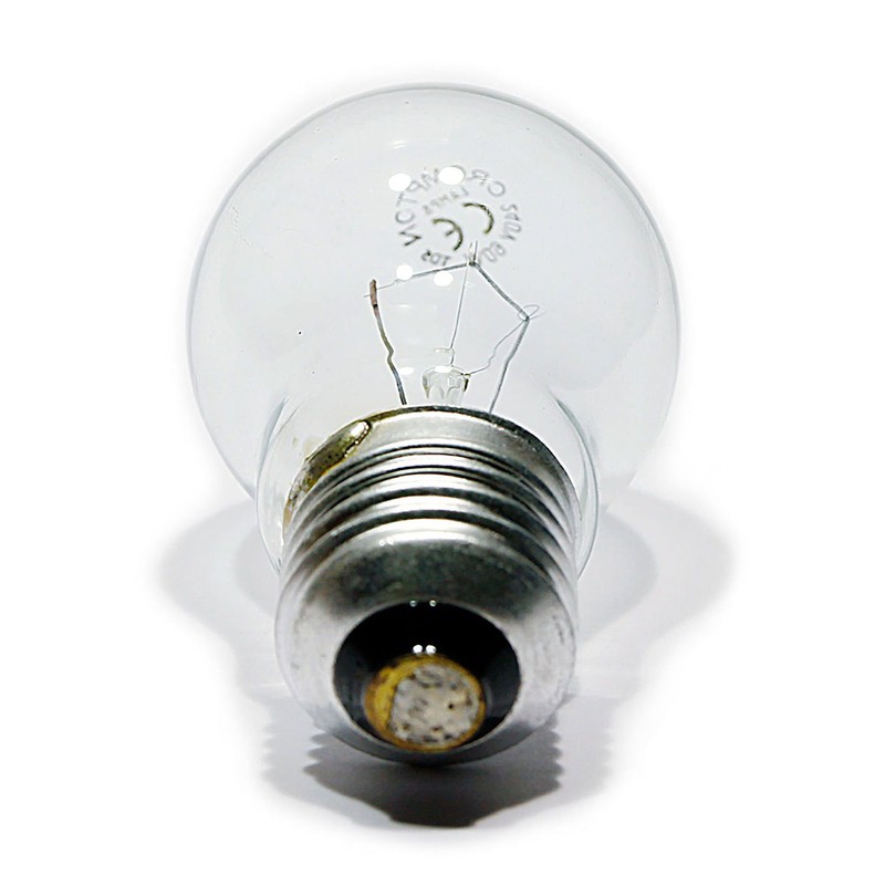 60watt ES E27 Screw Cap Clear Rough Service