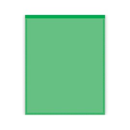 Vinyl Take-Home Folder – Green (Pack of 24)